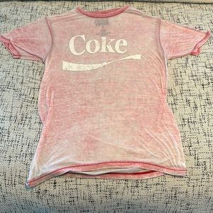 Vintage Coke burnout shirt